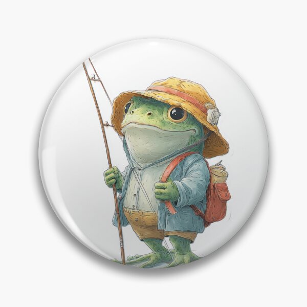 Item preview, Fisherman Frog designed and sold by NicolasGlowArt.