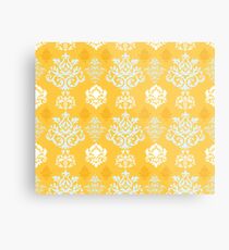 Multicoloured Damask Four Metal Print