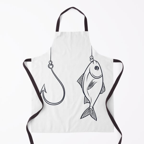 Item preview, Hook and Fish | T-Shirt designed and sold by NicolasGlowArt.