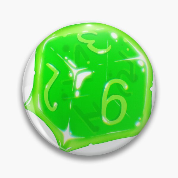 Item preview, Gelatinous D6 designed and sold by Fantastical Fantasy Stickers.