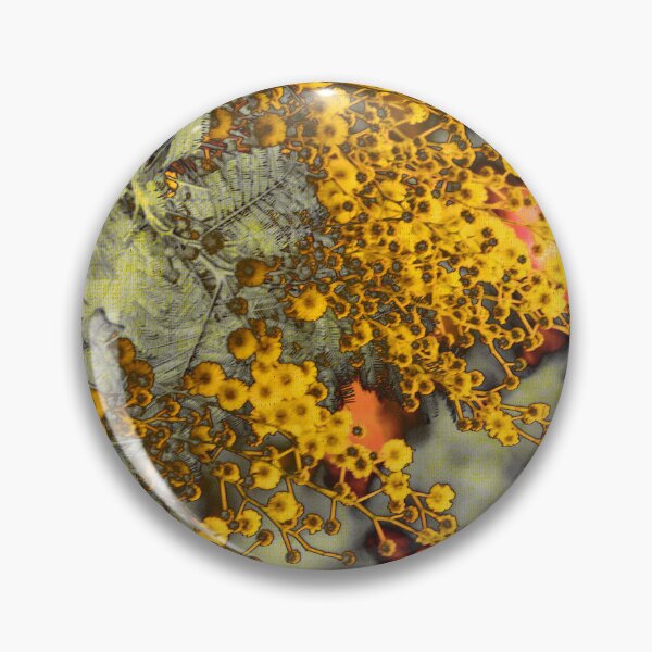 Item preview, An Abstract Mimosa-Nature-Golden designed and sold by TessAndre.