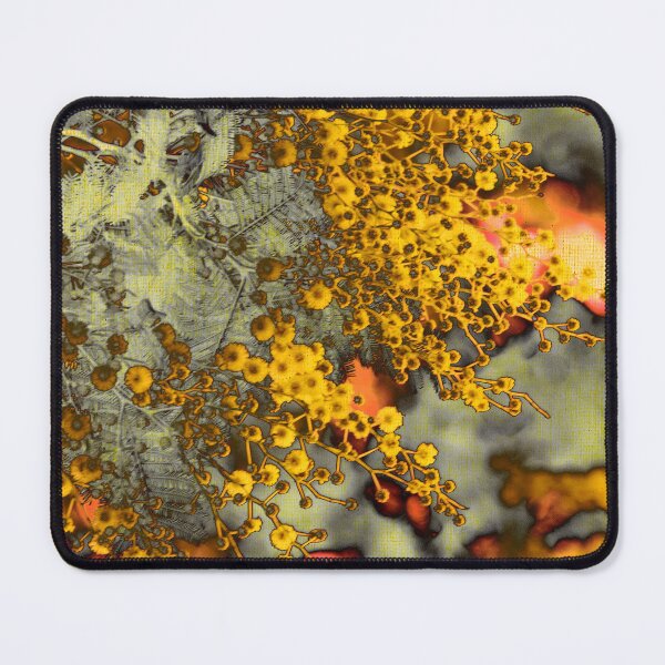 Item preview, An Abstract Mimosa-Nature-Golden designed and sold by TessAndre.