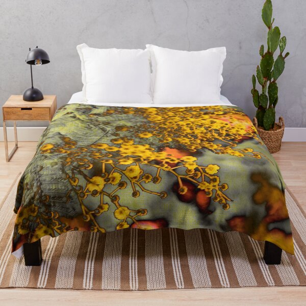 Item preview, An Abstract Mimosa-Nature-Golden designed and sold by TessAndre.