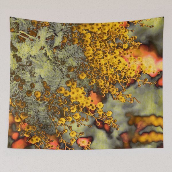Item preview, An Abstract Mimosa-Nature-Golden designed and sold by TessAndre.