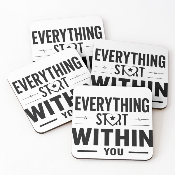 Item preview, Everything Starts Within You designed and sold by AriasCreative.