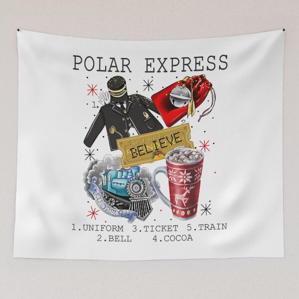 Item preview, Christmas North Pole Po-lar Express All.Abroad Santa Believe 		 designed and sold by ufcesqnk10.