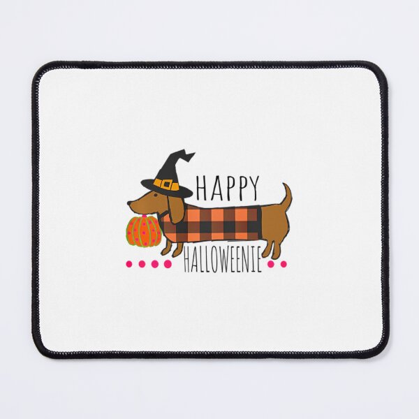 Item preview, Funny Happy Halloweenie Dachshund Halloween Buffalo Plaid Swea		 designed and sold by ebzmibxeyg99.