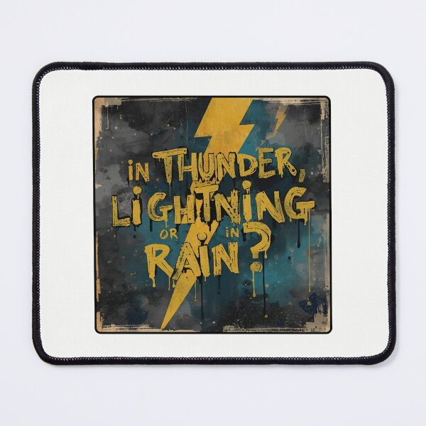 Item preview, Quote from 'Macbeth' by William Shakespeare. "In thunder, lightning, or in rain?" designed and sold by Filologica.