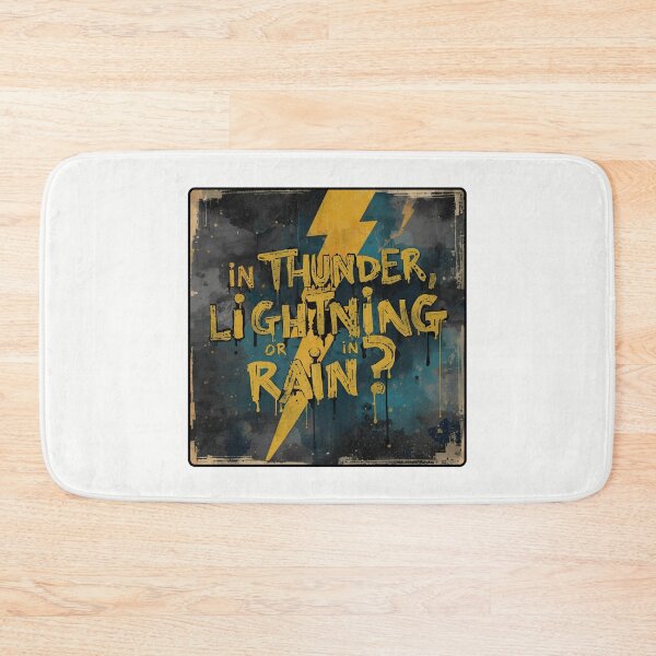 Item preview, Quote from 'Macbeth' by William Shakespeare. "In thunder, lightning, or in rain?" designed and sold by Filologica.