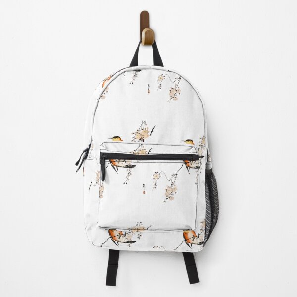 Item preview, Japanese art style Vintage Ukiyo-e Red bird Cherry blossoms 1 designed and sold by nuurehekog.