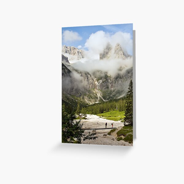 Die Zugspitze - gesehen aus dem Höllental Greeting Card