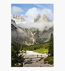 Die Zugspitze - gesehen aus dem Höllental Photographic Print