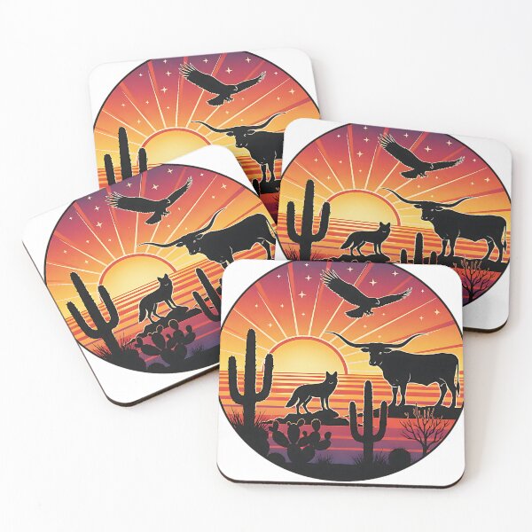 Item preview, Western Desert Sunset designed and sold by Sinister prints.