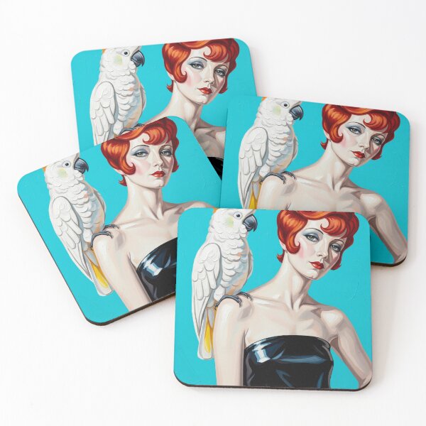 Item preview, The Cockatoo - Original Art Deco Artwork designed and sold by elektronen.