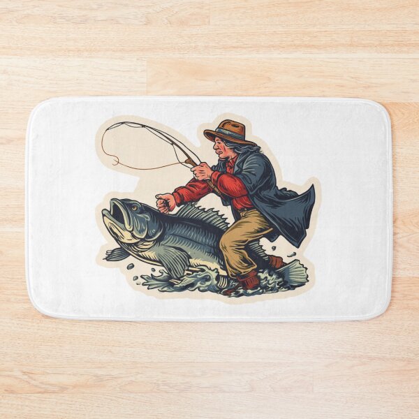Item preview, Fisherman Fighting designed and sold by NicolasGlowArt.
