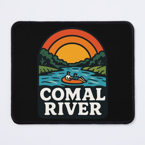 Item preview, Comal River Retro Travel designed and sold by TomFrontierArt.