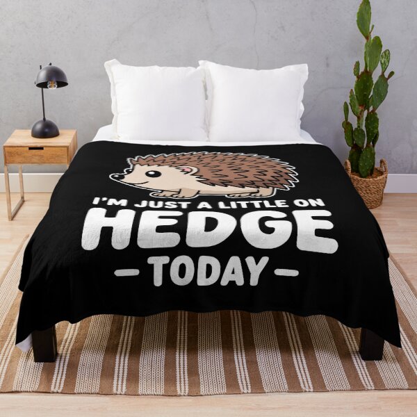Item preview, I'm Just A Little On Hedge Today! Hedgehog Lover Pun designed and sold by PMCreative.