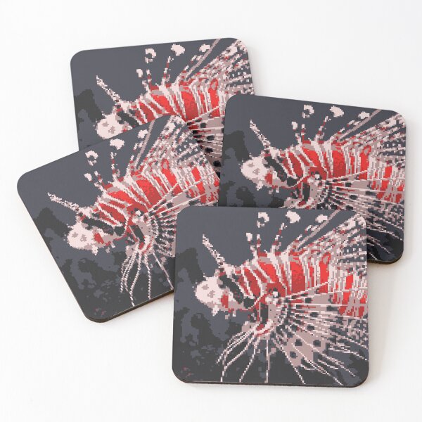 Item preview, Pixel Zebra Lion Fish designed and sold by Planetation.
