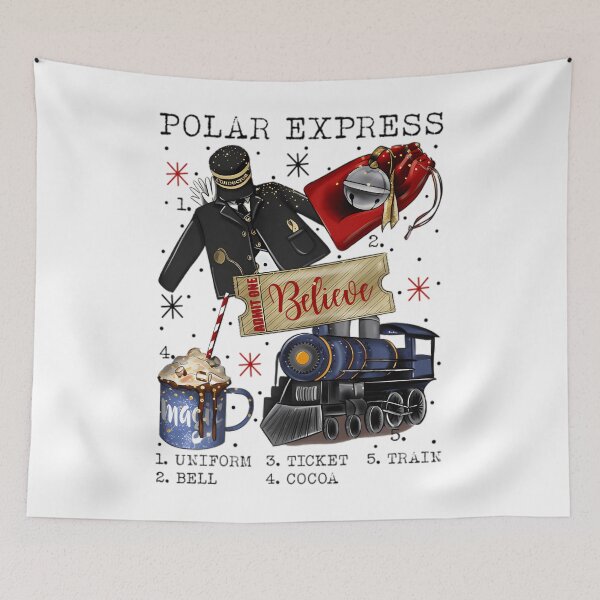 Item preview, Christmas North Pole Polar Express All Abroad Xmas Santa Swea		 designed and sold by ufcesqnk10.