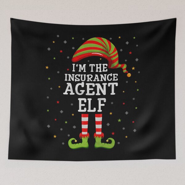 Item preview, Insurance Agent Elf Christmas I'm the Insurance Agent Elf 		 designed and sold by lirdondedejg.