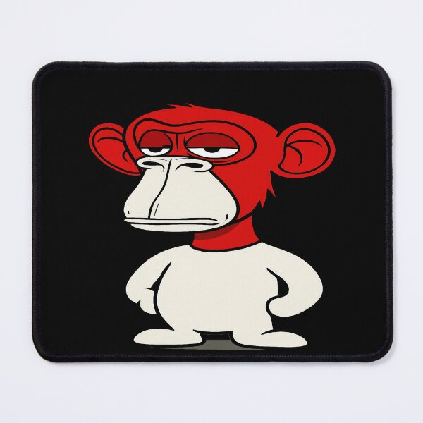 Item preview, Copy of Grumpy Cartoon Monkey in Bold Red designed and sold by peteys71.