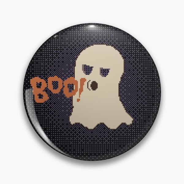Item preview, Pixel Ghost Saying Boo – Funny Halloween Design designed and sold by bitlionaire.