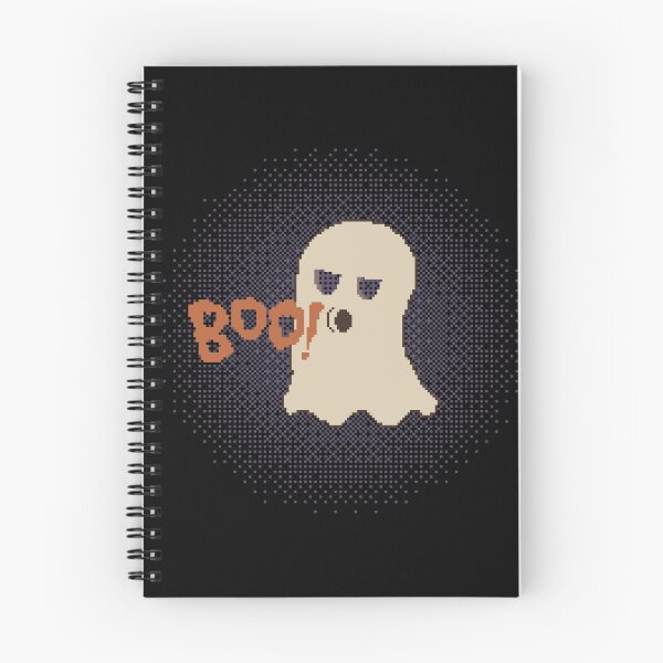 Item preview, Pixel Ghost Saying Boo – Funny Halloween Design designed and sold by bitlionaire.