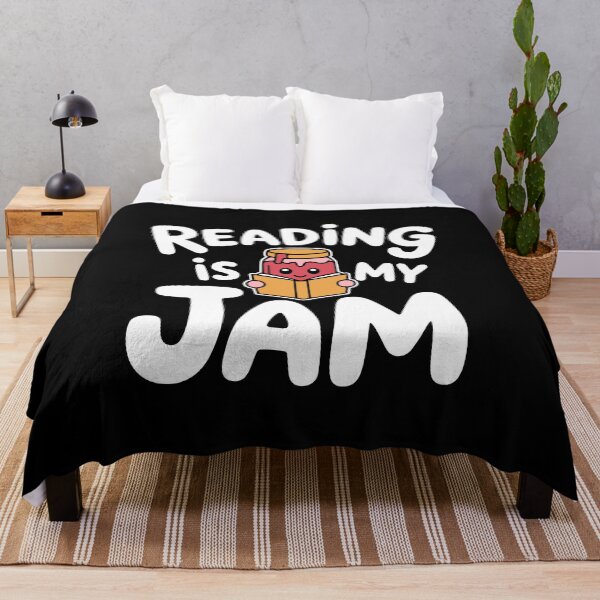 Item preview, Reading Is My Jam! Funny Jar of Jam Pun designed and sold by PMCreative.