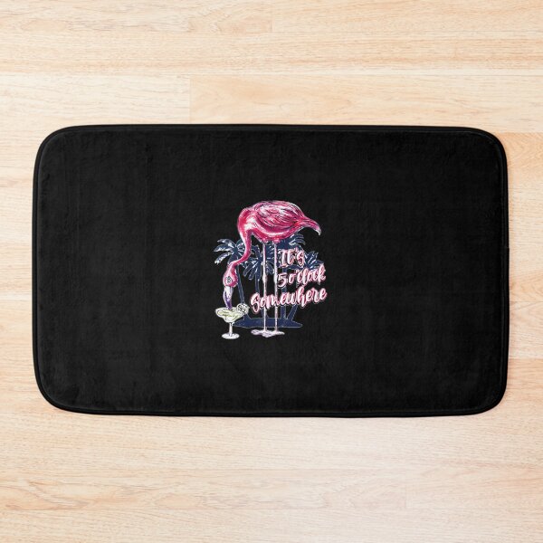 Item preview, Flamingo It's 5 O'Clock Somewhere Drinking Margarita Pullover 	1	 designed and sold by hysnieagellas.