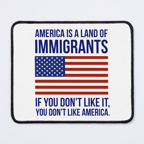Item preview, America is a land of immigrants.  designed and sold by Rachel the Artist .