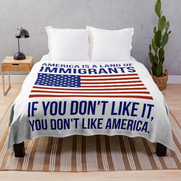 Item preview, America is a land of immigrants.  designed and sold by Rachel the Artist .
