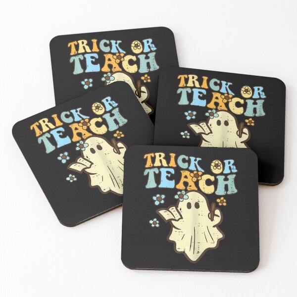 Item preview, Halloween Teacher Trick Or Teach Groovy Ghost Costume 	 		 designed and sold by diahtshel.
