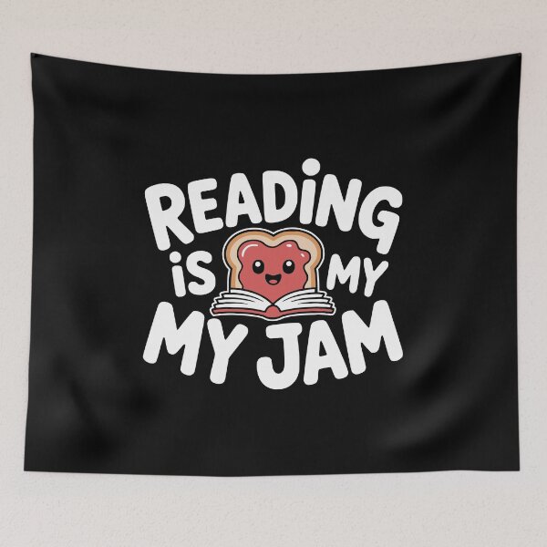 Item preview, Reading Is My Jam! Funny Jam Pun designed and sold by PMCreative.