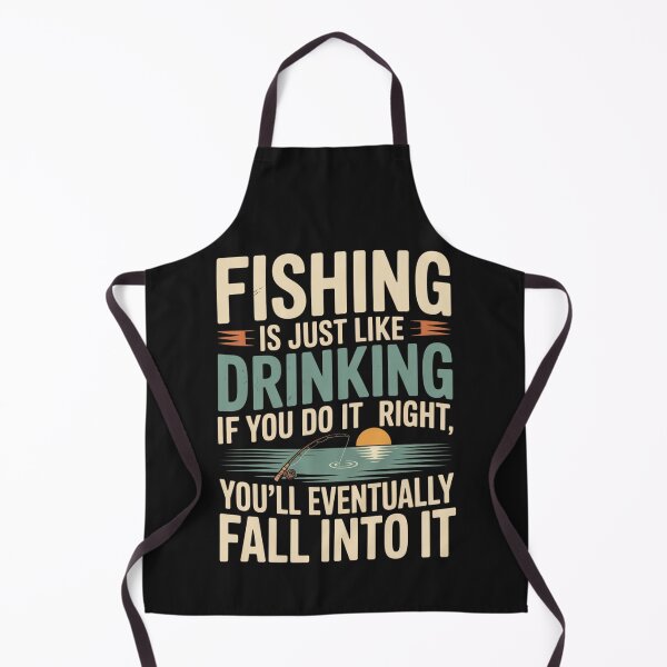 Item preview, Fishing like Drinking designed and sold by NicolasGlowArt.