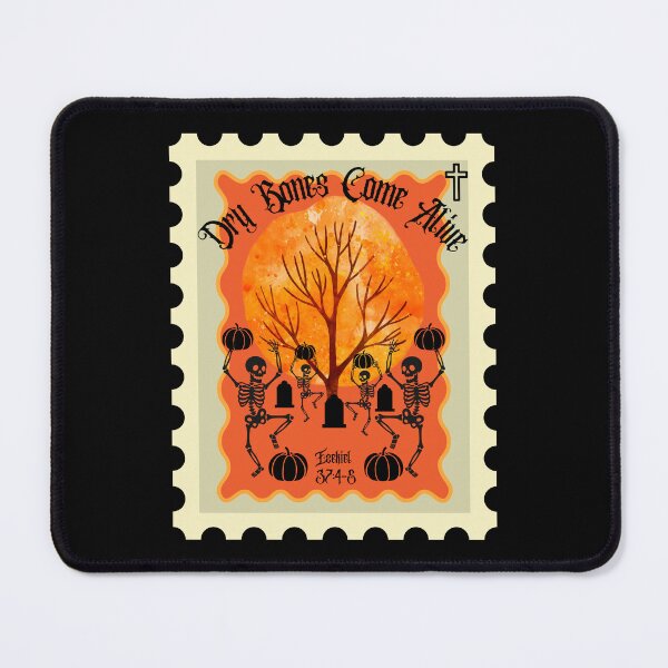 Item preview, Halloween Dry Bones Come Alive Dancing Skeletons Ezekiel 37: 4-5 Stamp designed and sold by Forevermore.