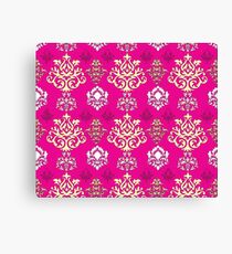 Multicoloured Damask Five Canvas Print