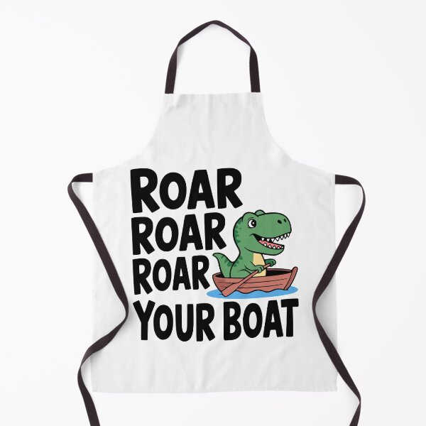 Item preview, Roar Roar Roar Your Boat! Cute Dinosaur Pun designed and sold by PMCreative.