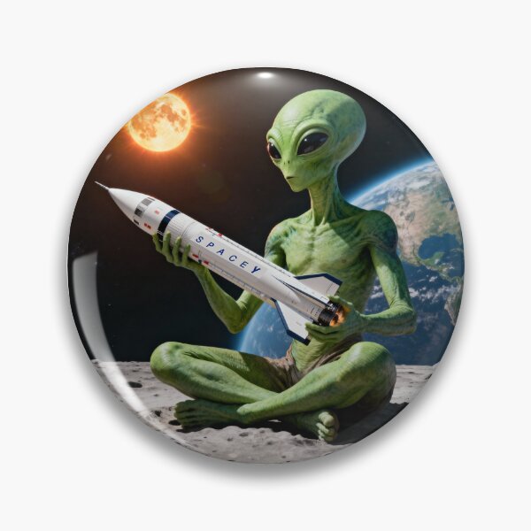 Item preview, Space Y Alien Print designed and sold by Lichentroupe63.