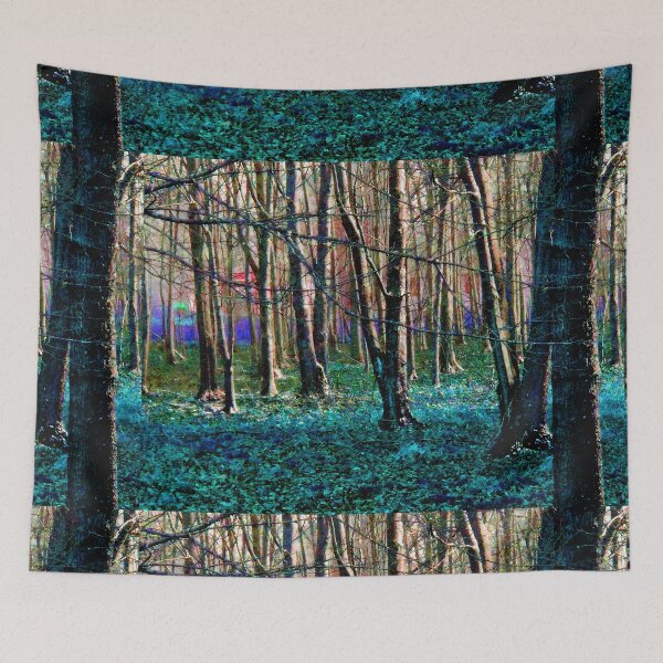 Item preview, Forest Winter Teal designed and sold by neverfaraway.