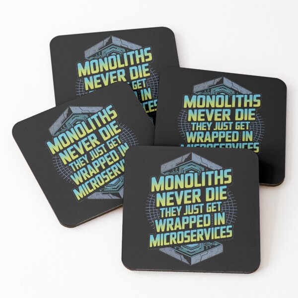 Item preview, Monoliths Never Die Software Developer Microservices designed and sold by DeesDeesigns.