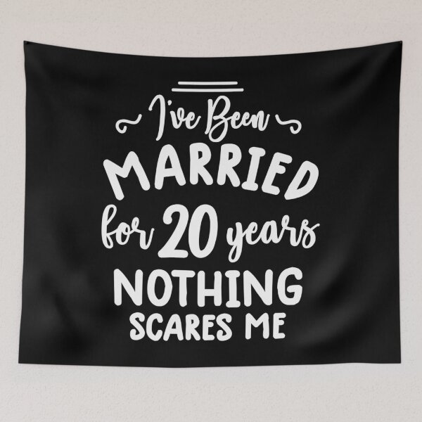 Item preview, 20 years married 	 Funny Couple 20th Anniversary tee 		 designed and sold by sipetoaqosual.