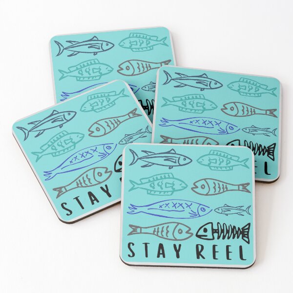 Item preview, Stay Reel Fish designed and sold by Seeshellspace Designs.
