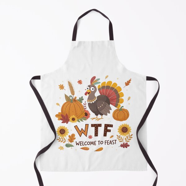 Item preview, WTF Thanksgiving Feast Tee – Welcome to the Feast Table with Pumpkins, Turkey & Fall Vibes designed and sold by Zyorakhi Fashion.