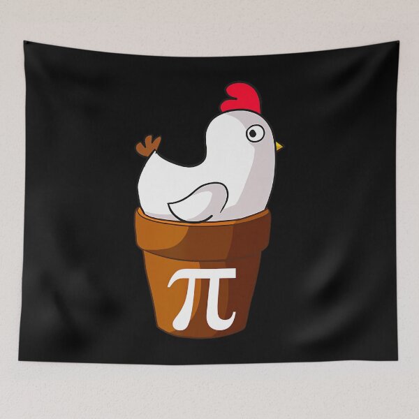 Item preview, Chicken Pot Pie Funny Math pun Chicken Pot Pi 		 designed and sold by lubatalbikg.