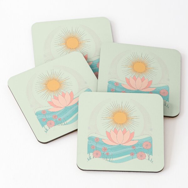 Item preview, Pastel Lotus Sun Waves designed and sold by VibrArtco.