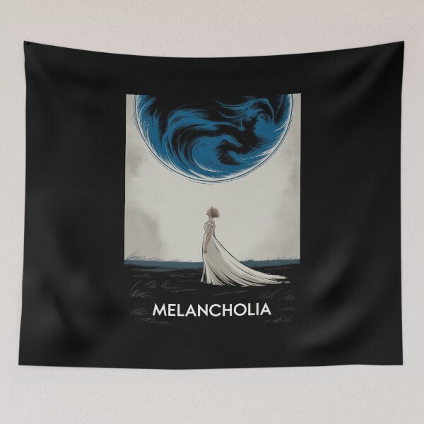 Item preview, Bride Under Planet Melancholia Fan Art designed and sold by Enea Kelo.