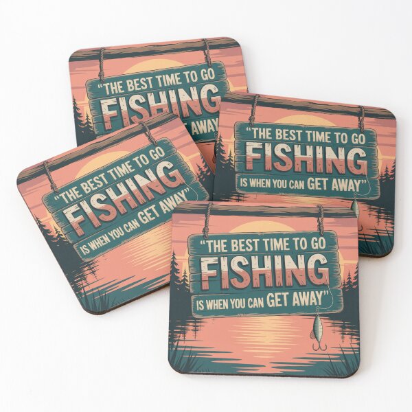 Item preview, Best Time to Fishing designed and sold by NicolasGlowArt.