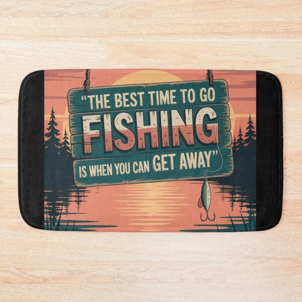 Item preview, Best Time to Fishing designed and sold by NicolasGlowArt.