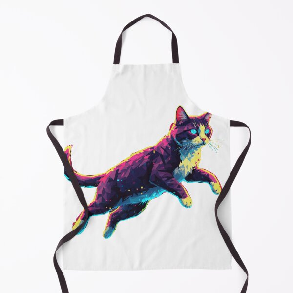 Item preview, Neon Low Poly Cosmic Cat designed and sold by bsbd-action.