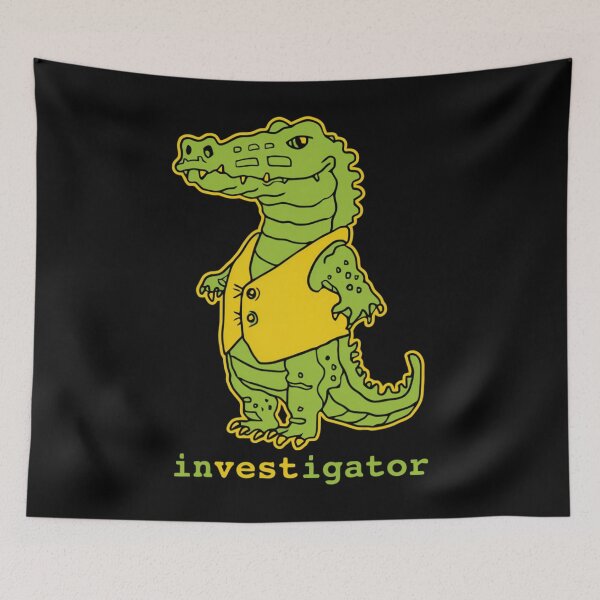 Aperçu de l'œuvre Vêtements Investigator Gator créée et vendue par lirdondedejg.